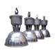 Lot de 4 suspensions industrielles XX°
