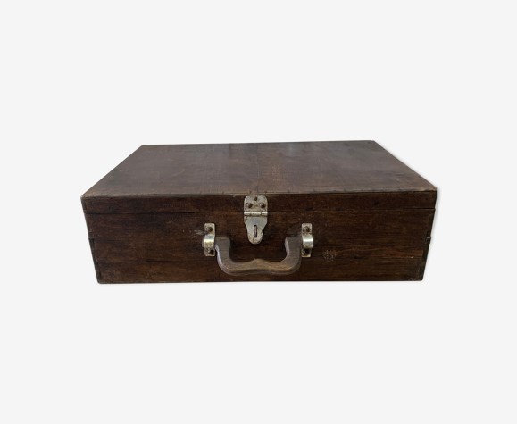 Valise en bois ancienne