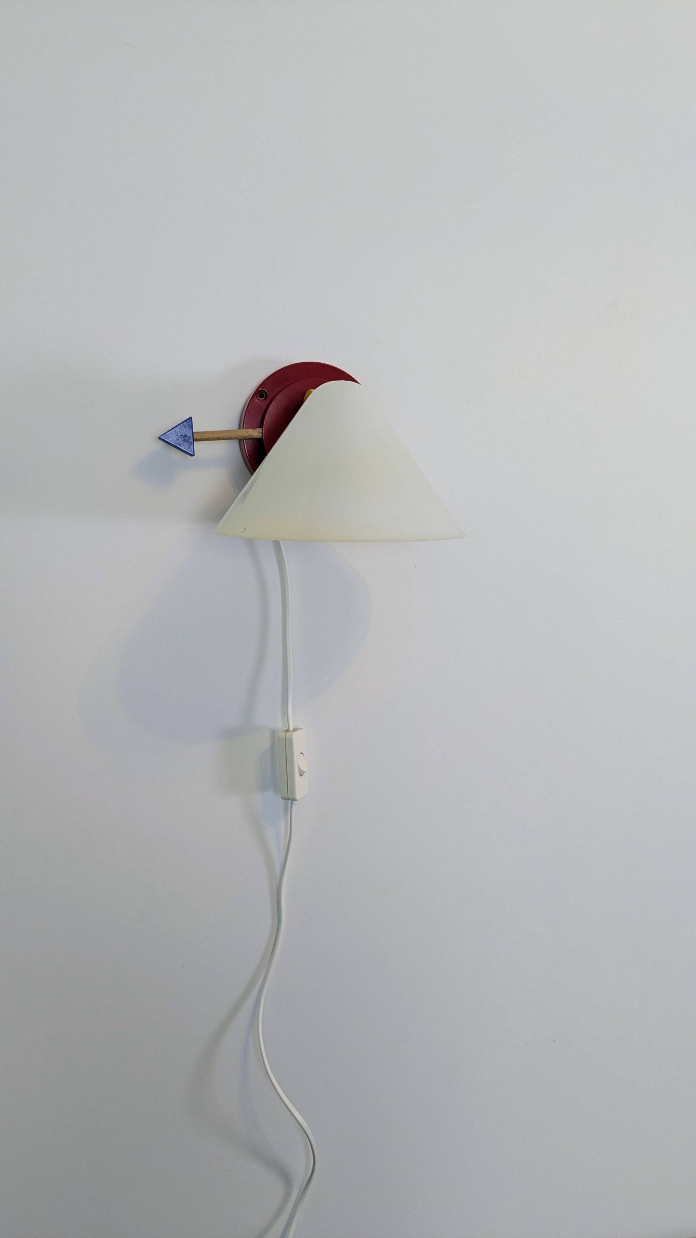 Vintage IKEA Stoja wall lamp – 1980s Memphis design
