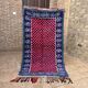Vintage Moroccan Bouchaouit Rug: Berber Art Deco Rug, Handmade