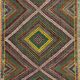 Large Vintage Turkish Kilim Rug 330x193 cm Wool Jajim Kelim
