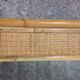 Large mirror bamboo rattan 1970 86x97cm