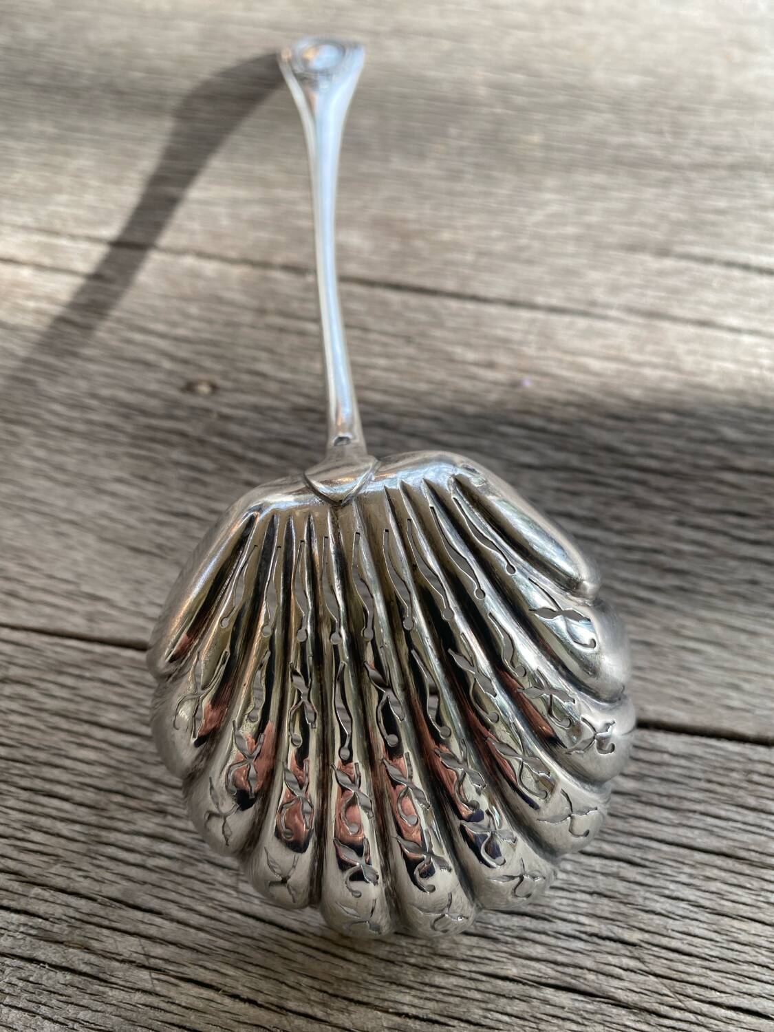 Minerva silver sugar sprinkling spoon