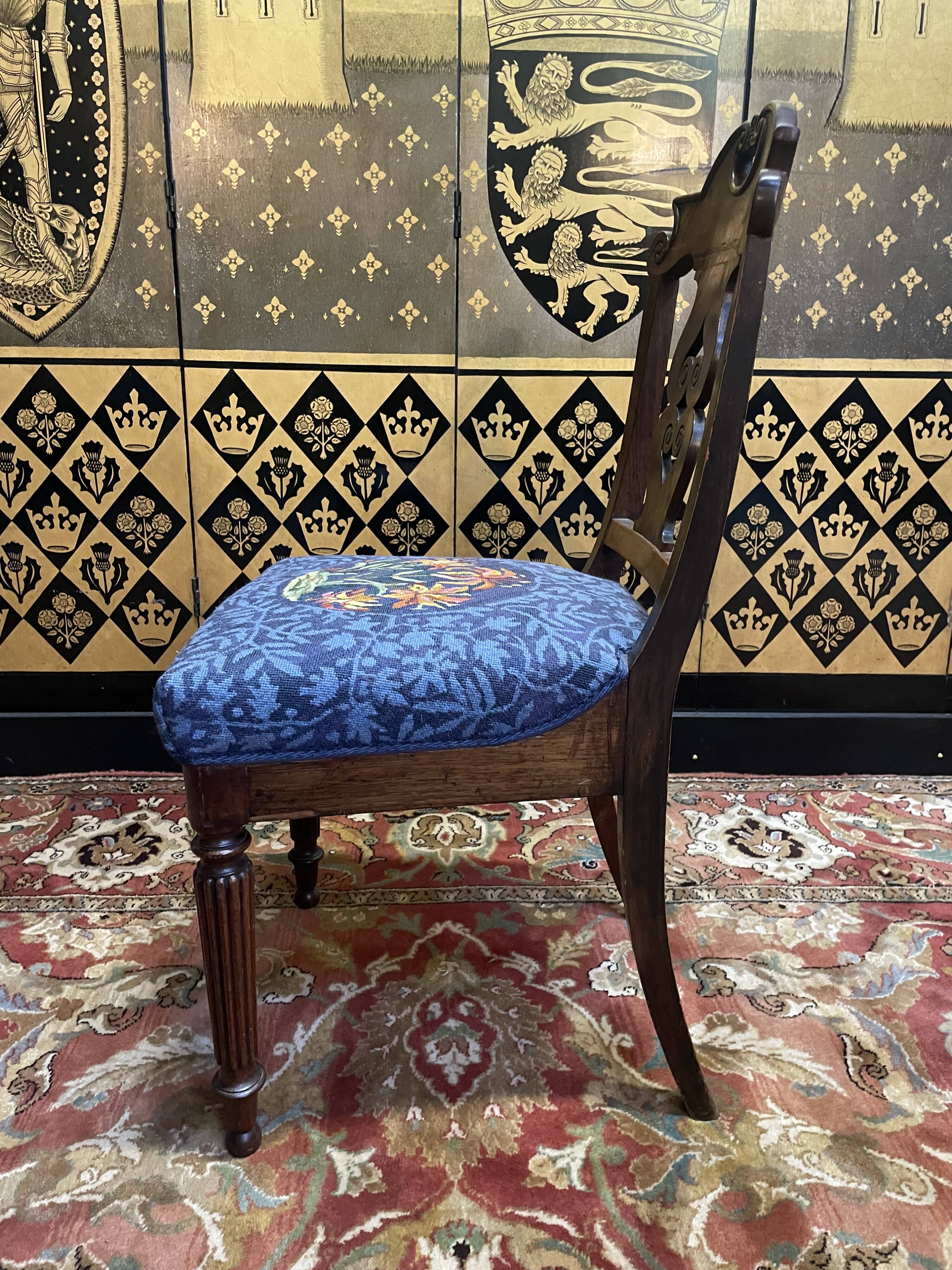 Set of 6 English chairs - Victorian