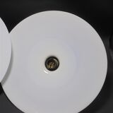 Pair of opaline wall lamps