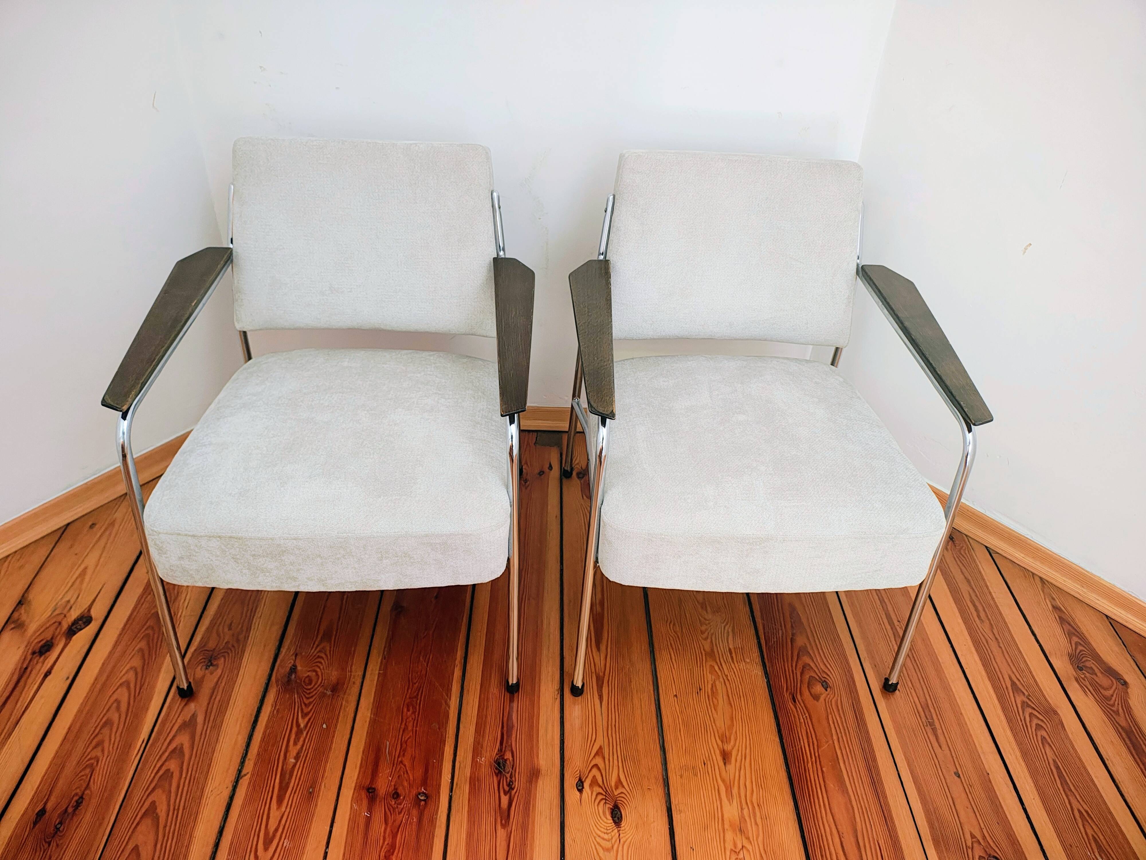 Vintage Czechoslovakian Armchairs, 1960s
