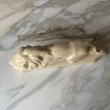 Fontinelle crackled ceramic walking lion