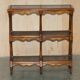 Theodore Alexander bookshelf shelf, solid wood, embossed leather.