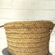 XXL woven straw basket