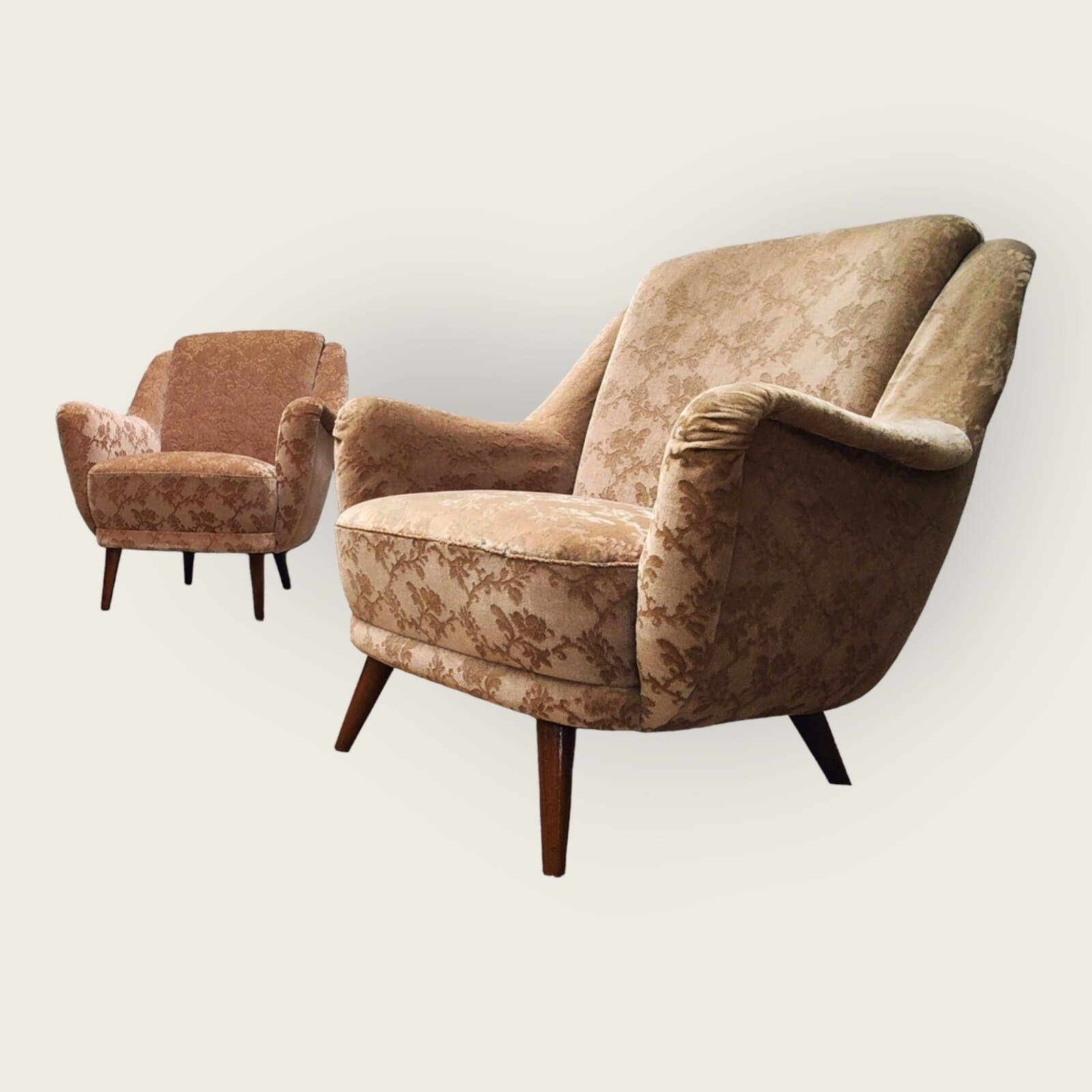 Twee Mid Century fauteuils