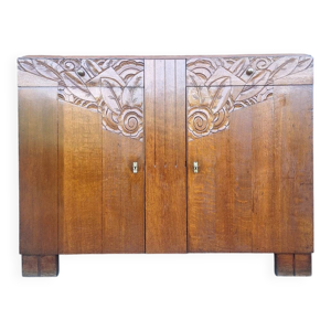 buffet art déco plateau - meuble ancien
