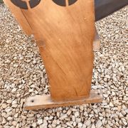 1920 cinema chair made of wood and skai