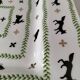 Large square dish RB Bernarda with animal decoration.