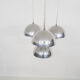 Set of four Verner Panton "Flower pot" pendant lights, Denmark