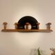 Large wooden coat rack