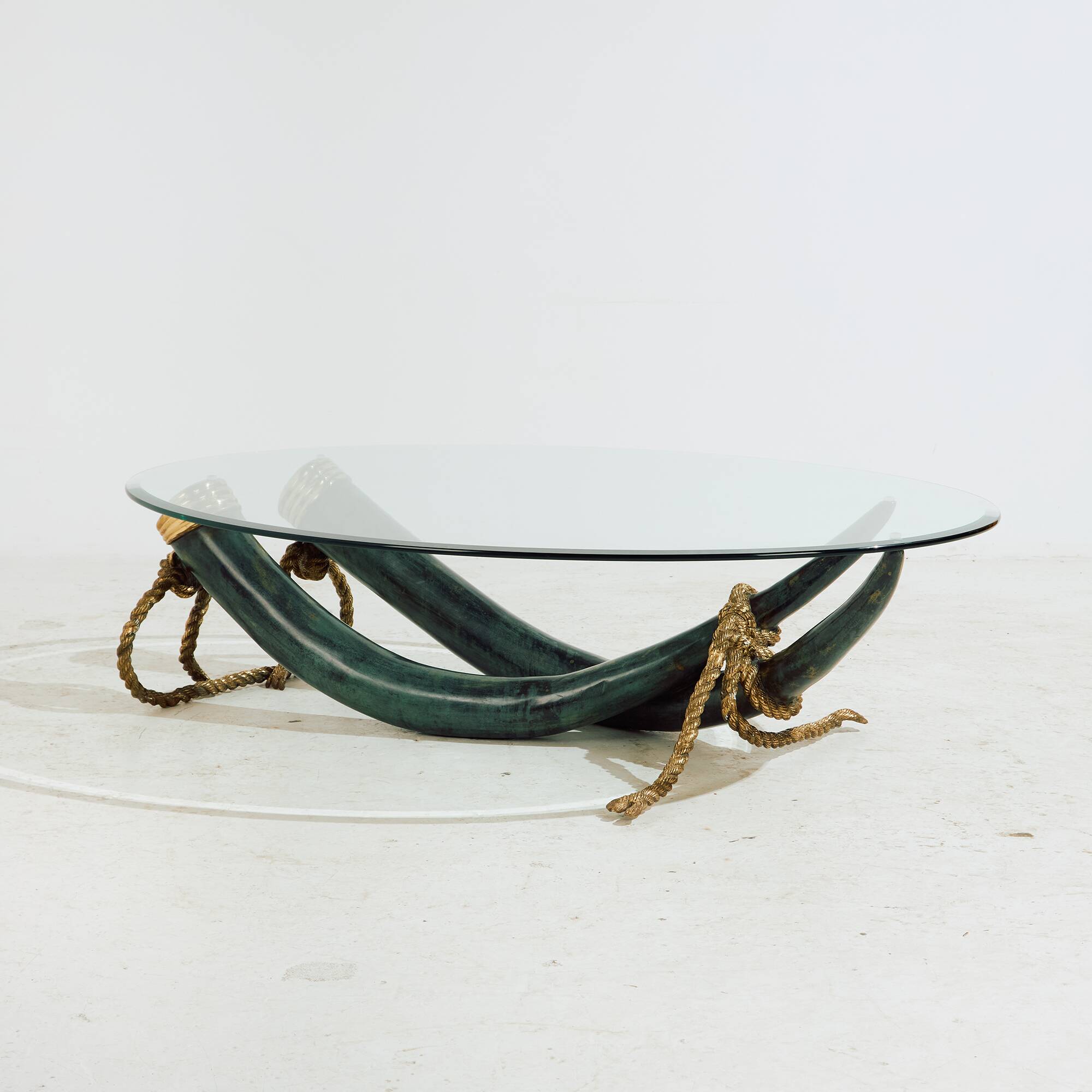 Bronze coffee table by Italo Valenti for Valenti Spain
