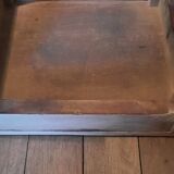 Brutalist wooden bedside tables