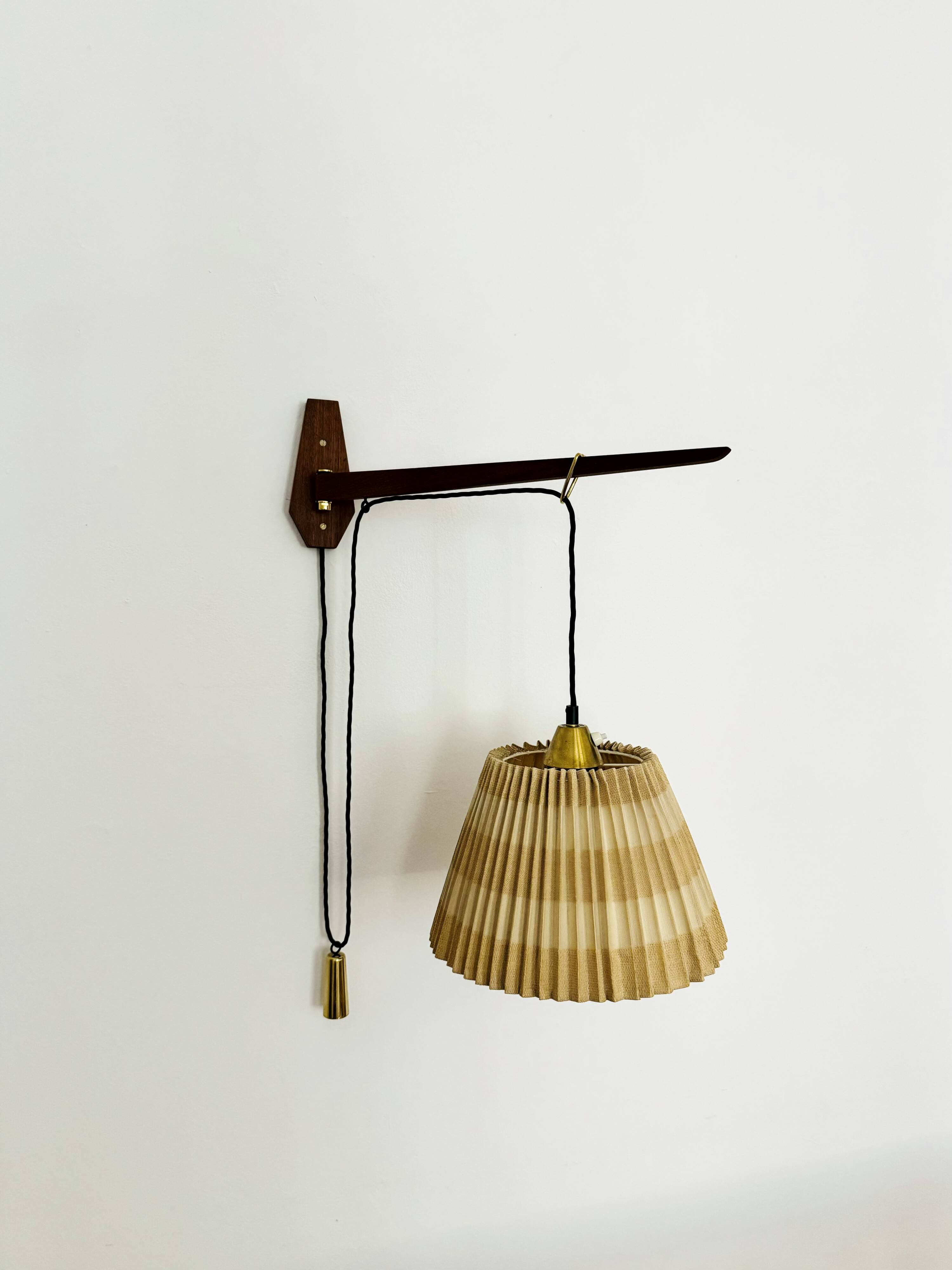 Adjustable Pleated Wall Lamp by Kaiser Leuchten