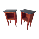 Pair of wooden bedside tables