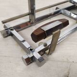 Art Deco chrome coat rack