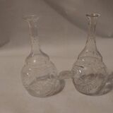Paire de vases en cristal
