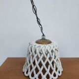 White ceramic pendant lamp