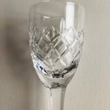 Ensemble de six verres à liqueur en cristal de Lorraine