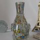 Vase d'art marmoréen vintage