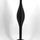Important brutalist / Africanist lamp in wood – 1950s-1960s