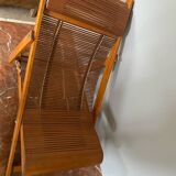 transat bambou pliable vintage enfant