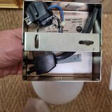 Space age opaline ball wall light