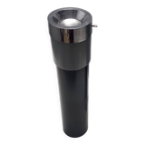 Chrome-Plated and Varnished Metal Ashtray Stand by Stilnovo, Italy