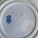 Set of 5 antique Gien plates – Fleur de Lys pattern – Ironstone