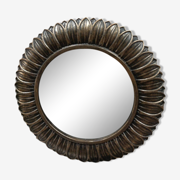 Gold petal convex mirror 22cm