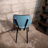 Blue formica chair 1960