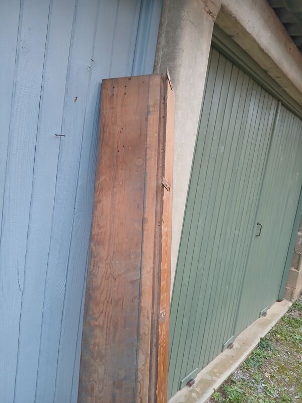 Très grande étagère/ casserolier ancien en bois