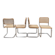 Lot de 4 chaises B32 par Marcel Breuer