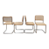 Lot de 4 chaises B32 par Marcel Breuer