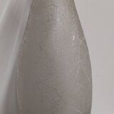 Daum Nancy France frosted glass vase signed