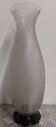 Daum Nancy France frosted glass vase signed