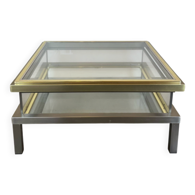 Coffer Coffee Table by Belgo Chrome, 1970s