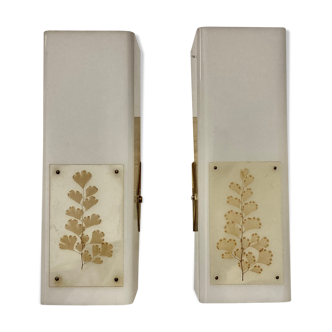 Pair of 1950s Scandinavian design wall lights