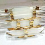 Glass wall sconce "Paolo Venini". 1970s