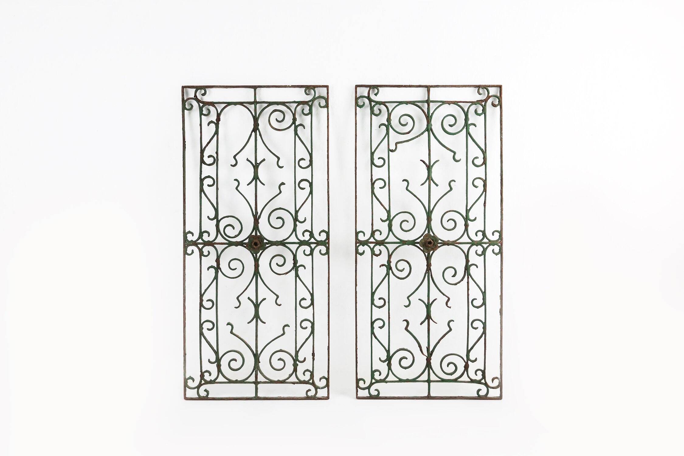 Art Deco Cast‑Iron Wall Decorations, Belgium, 1930s