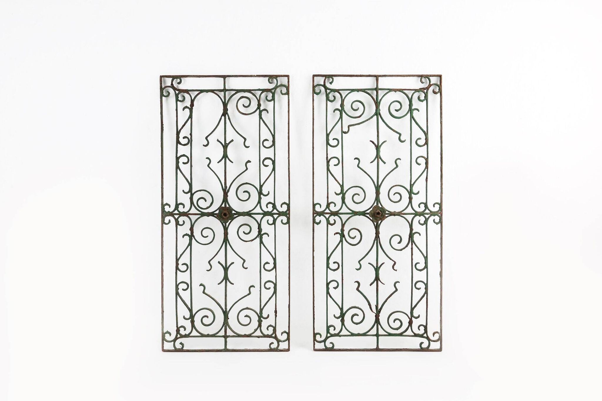 Art Deco Cast‑Iron Wall Decorations, Belgium, 1930s