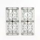 Art Deco Cast‑Iron Wall Decorations, Belgium, 1930s