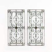 Art Deco Cast‑Iron Wall Decorations, Belgium, 1930s