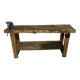Old wooden craft workbench
