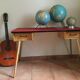 Vintage compass feet desk