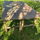 Table ancienne en bois pliante